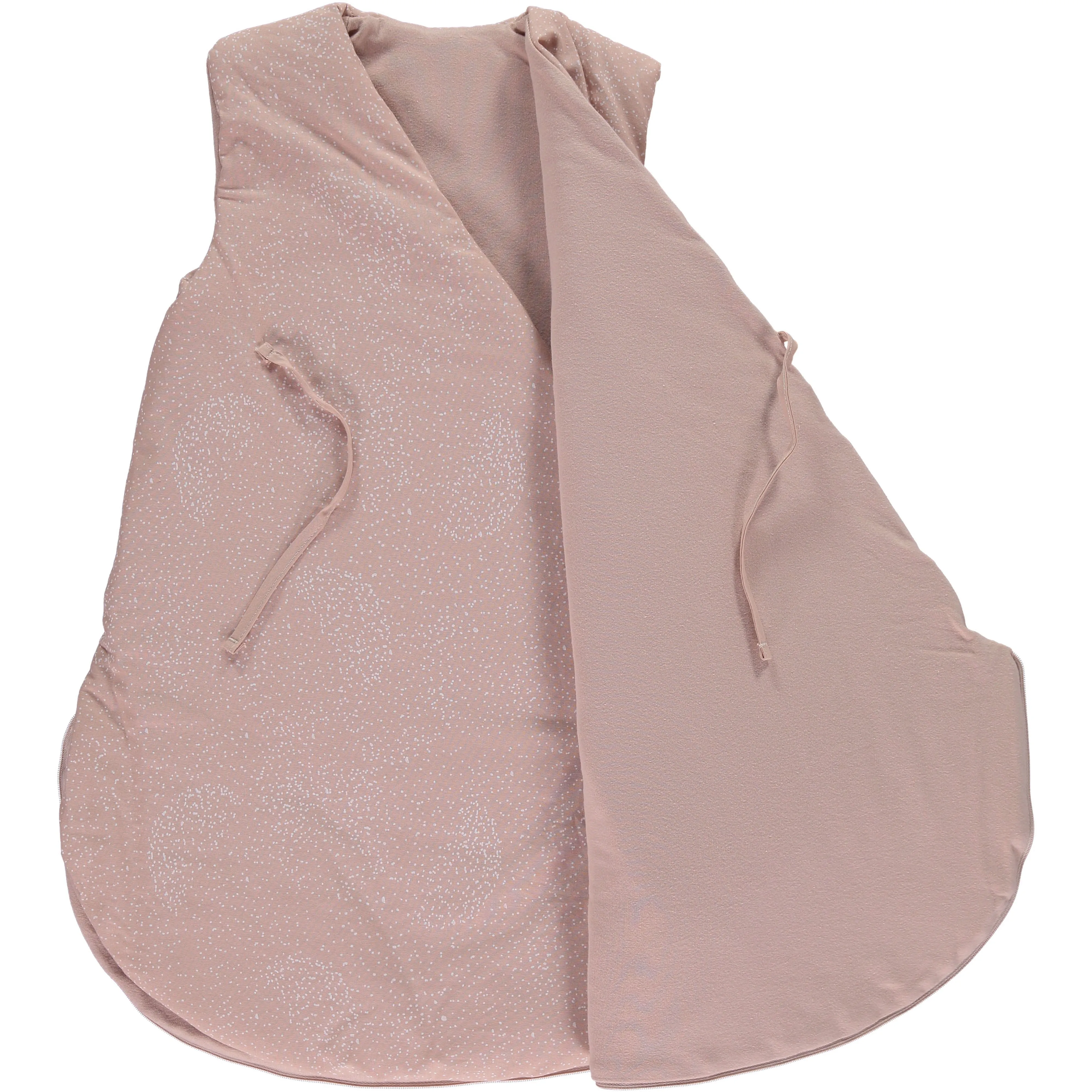 nobodinoz Sleeping Bag Cloud White Bubble/ Misty Pink