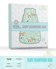 OptimaBaby Bear Fox Deer Baby Sleeping Bag 1.0 Tog Small (0-12M)