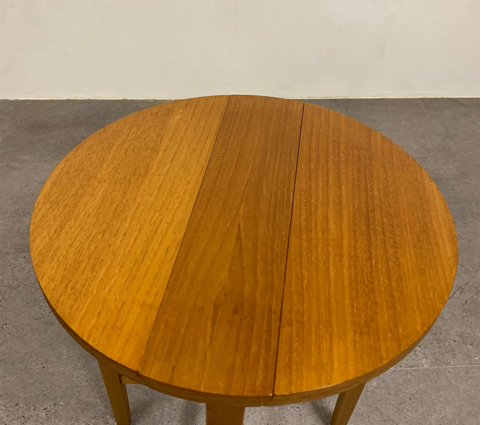 Pair Of Danish Teak Folding Bedside / Side Tables