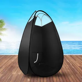Portable Pop Up Spray Tanning Tent, Washable, Black
