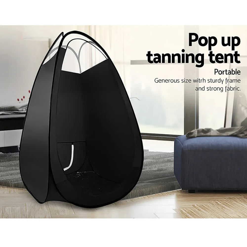 Portable Pop Up Spray Tanning Tent, Washable, Black