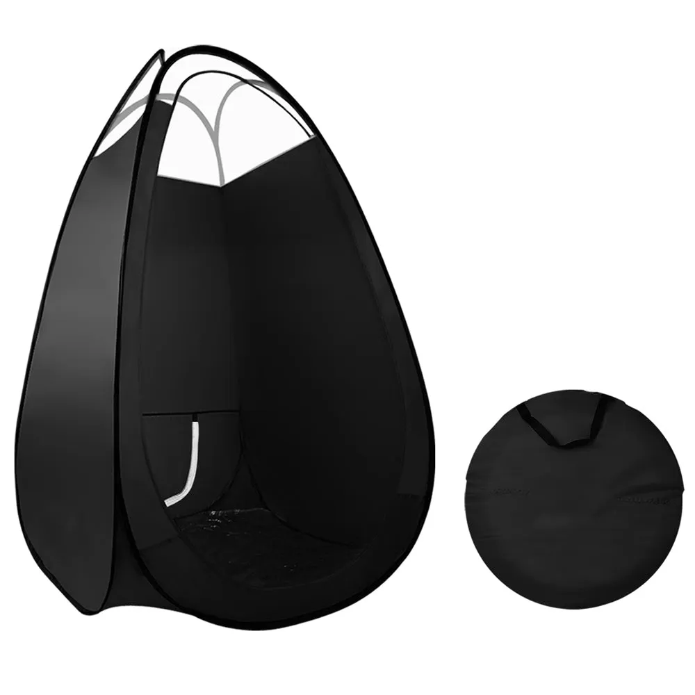 Portable Pop Up Spray Tanning Tent, Washable, Black