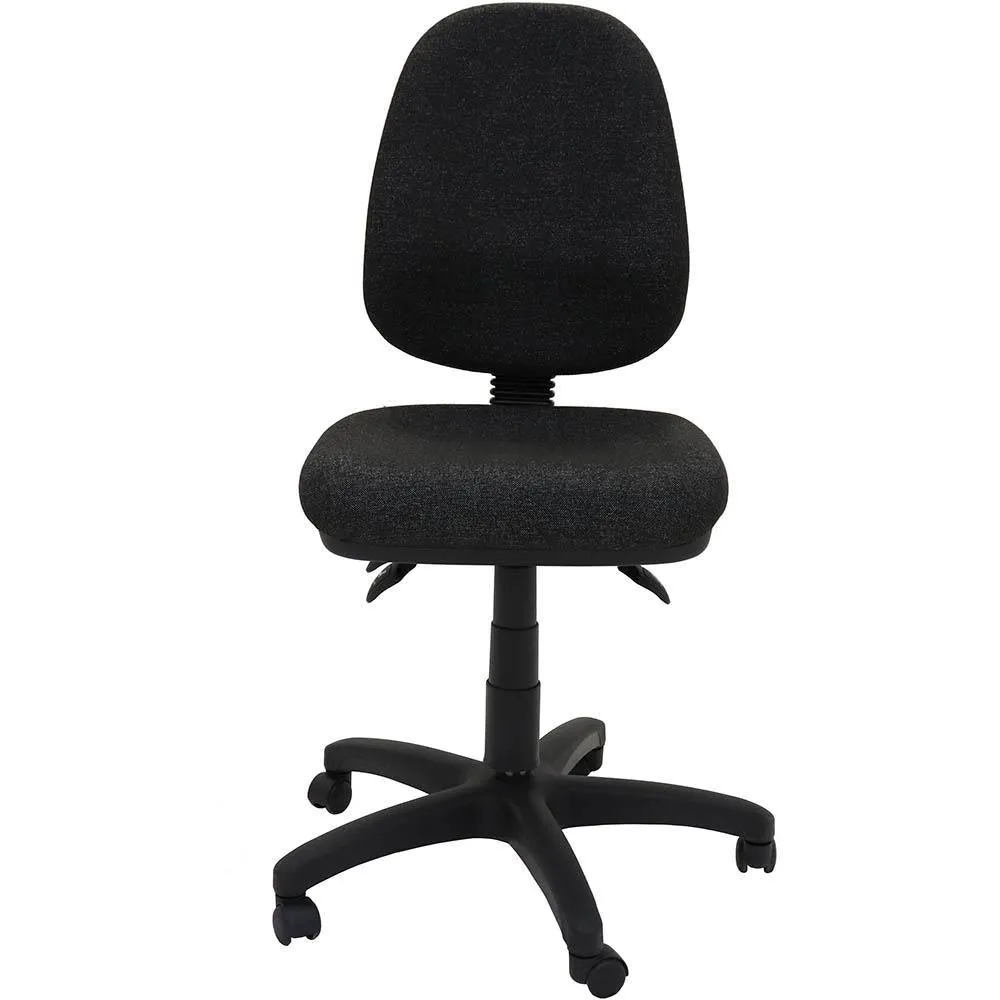 Rapidline Ergonomic Typist Chair High Back Seat/Back Tilt Charcoal