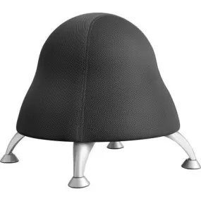 Safco Runtz Ball Chair Fabric Black