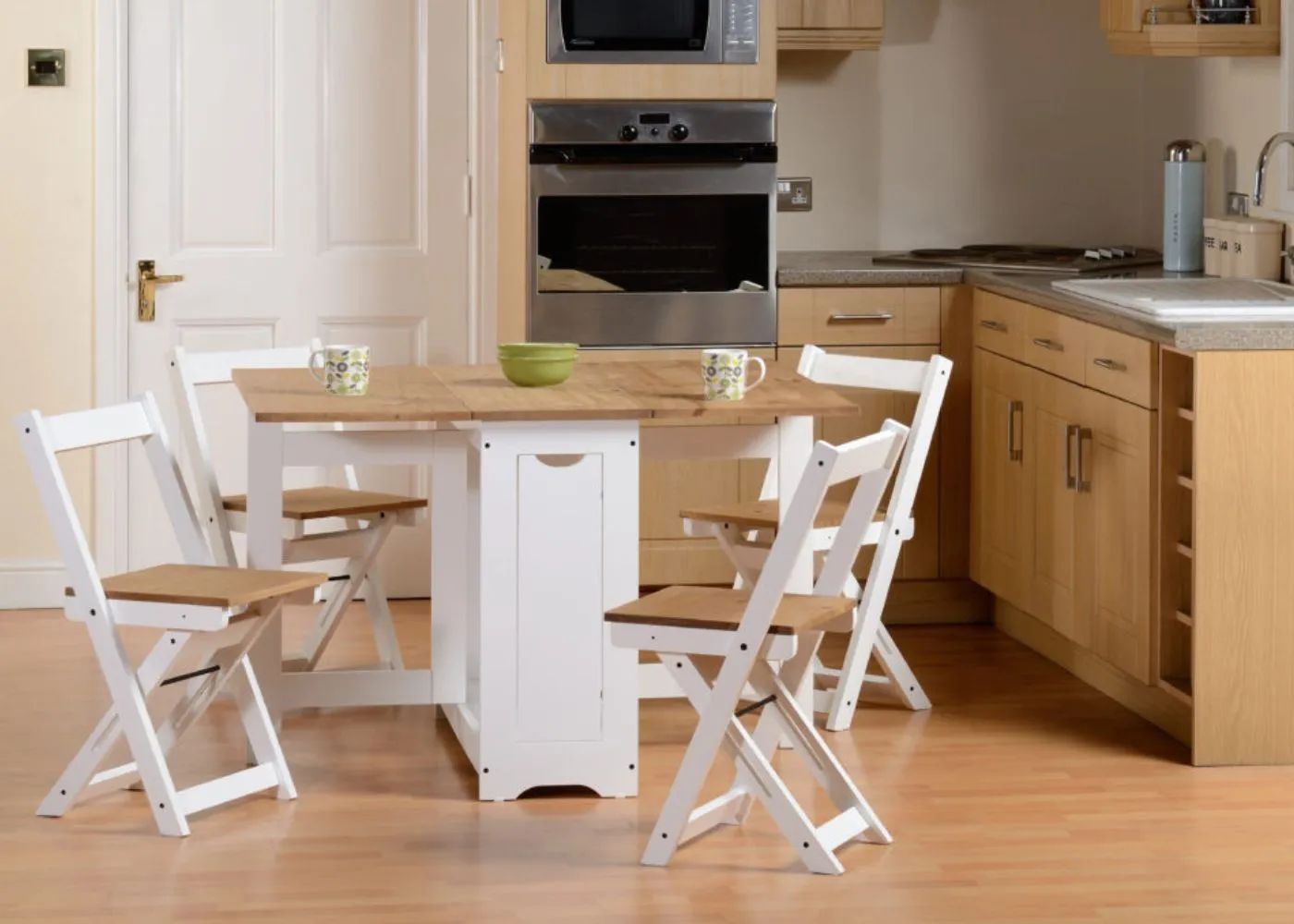 Santos White Butterfly Dining Set by Wholesale Beds
