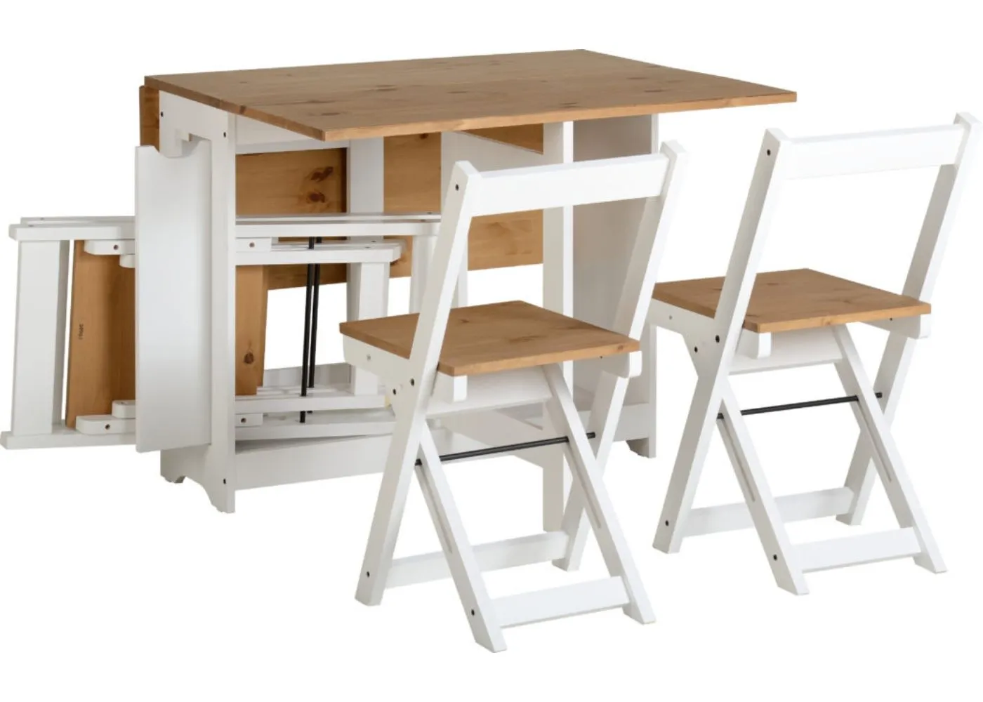 Santos White Butterfly Dining Set by Wholesale Beds