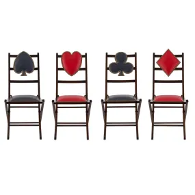 Set of 4 Card Chairs