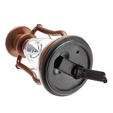 T91 Camping 1-Mode 7-LED Latern Light (Solar/Dynamo-Powered)