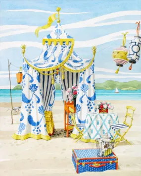 The Blue & White Tent