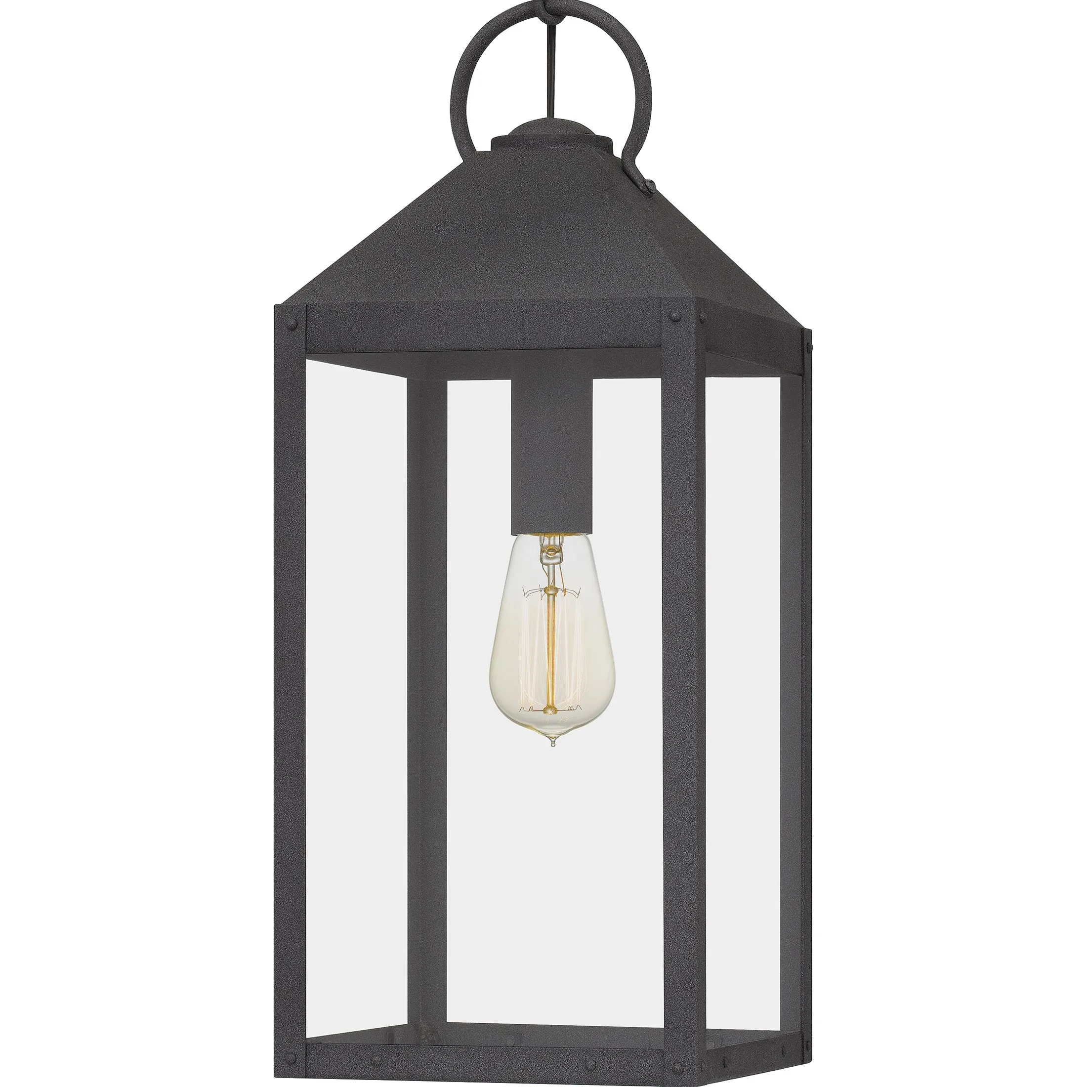 Thorpe - Outdoor hanging 1 light mottled black - TPE1908MB
