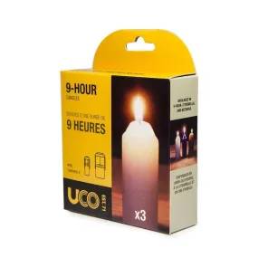 UCO 9 Hour Replacement Candles (3-Pack)